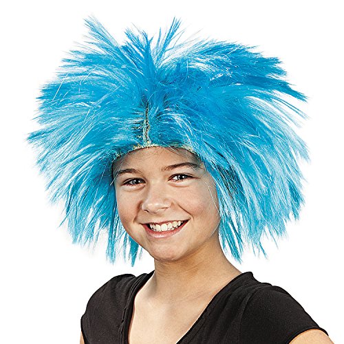 Spiky Blue Wig
