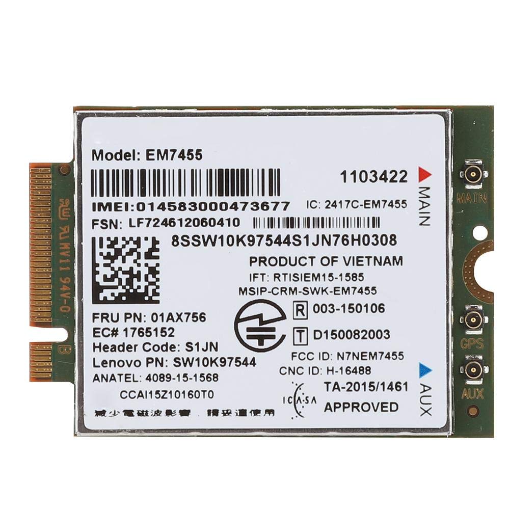 ASHATA 4G LTE WWAN Module, Network Card for ThinkPad T460 T460p T460s UMTS/HSDPA/HSPA+ Network Card 300Mbps NGFF/M2