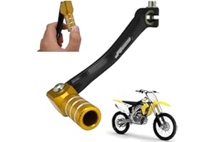 JFG RACING Motorcycle Folding Gear Shifter Shift Lever Pedal CNC Universal for RM DRZ 50cc - 125cc CRF XR KX KLX TTR PW SSR Apollo TAO TAO SDG Dirt Pit Bike Gold
