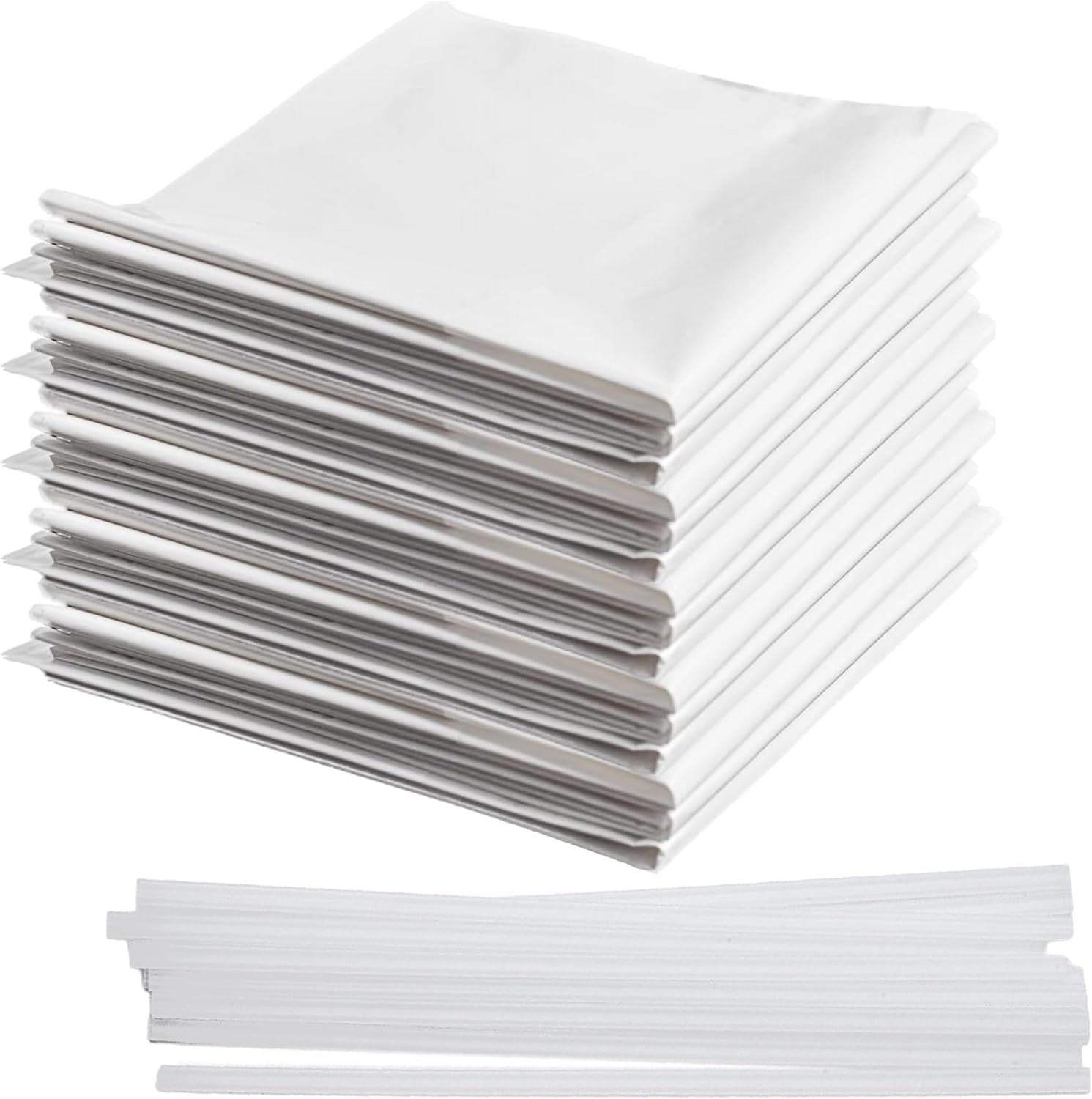 Photo 1 of PartsBroz W10165294RB Trash Compactor Bags for Kitchen 15 Inch (60-Pack) - Compatible with Whirlpool KitchenAid Kenmore Maytag Trash Compactor Bags Heavy Duty - 15 Gallon Garbage Disposal Bag