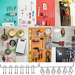 114 pcs Pegboard Hooks Assortment with Metal Hooks