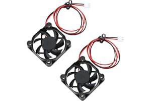 ECSiNG 2pcs 2Pin Computer Motherboard Cooling Fan HA40101V4-D26C-999 12V 0.8W 0.06ACompatible with 40×40×10mm