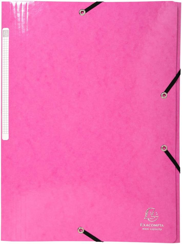 Exacompta, Ref. 55824E, 1 Iderama folder with elastic bands, pocket with 3 Maxi Capacity flaps