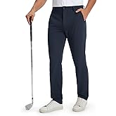 M MAELREG Golf Mens Stretch Pants with Pockets - 30"/32"/34" Quick Dry Lightweight Casual Comfy Work Mens Dress Pants