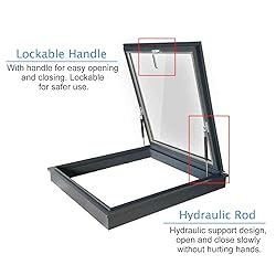 Roof Hatch Roof Skylight with Reinforced