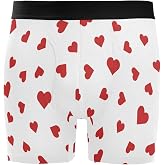 JHKKU Men's Boxer Briefs Soft Comfort 4 Inch Underwear with Fly