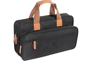 AZURAOKEY EVA DJ Disc Player Carrying Case for Numark Party Mix II/Pioneer DJ DDJ-200, Dustproof Large Capacity Travel Carryi