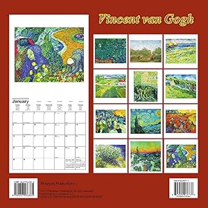 Vincent Van Gogh Calendar - Van Gogh Paintings Calendar - Van Gogh Artwork Calendar - 2017 Wall Calendars - Calendar 2016 - Art Calendar - Famous Pain