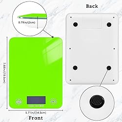 UMIRIKO Chartreuse Kitchen Digital Scale Weight
