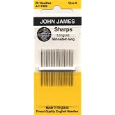 Colonial Needle 20 Count John James Sharps Needles, Size 9
