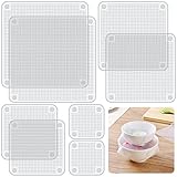 Silicone Bowl Covers Stretch Food Saver Wraps, SENHAI 8 Pack Reusable Expandable Food Lids - BPA Free, Dishwasher, Microwave, Oven and Freezer Safe - 4 Various Sizes