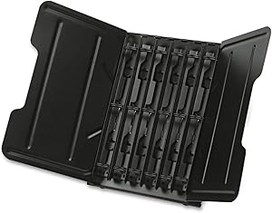 Tarifold Catalog Rack Starter Kits, 6 Sections, Black (50410)