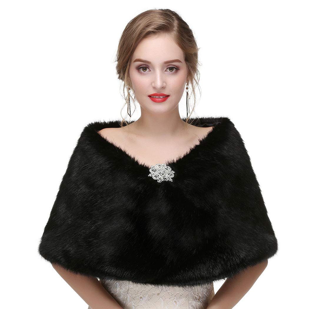 faux mink shawl
