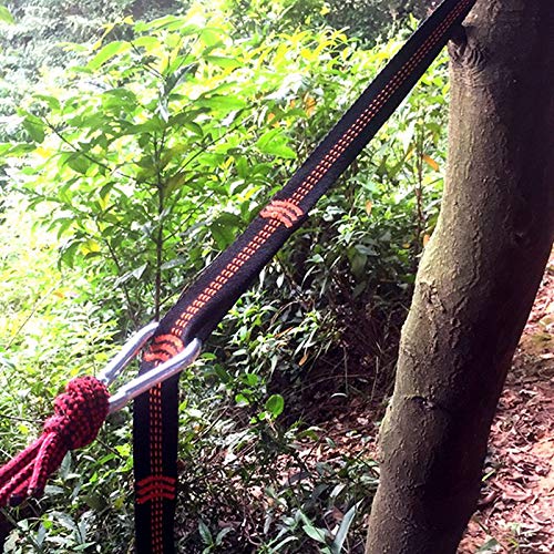 Gold Happy Outdoor Hammock Straps Special Tree tie Rope High Load-Bearing Nylon Webbing Rock Climbing Flat Belt Outdoor Tool