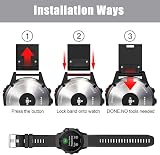 TOPsic 22mm Silicone Sport Band for Garmin Fenix 5 5 Plus 6 7 935 S60 view 6