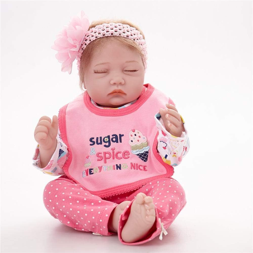 Hongge Reborn dolls Lifelike Reborn doll looks real handmade lifelike soft live doll 55cm