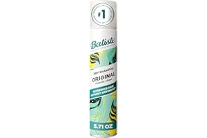 Batiste Dry Shampoo, Original Fragrance Classic Clean, Refresh Hair and Absorb Oil Between Washes, Waterless Shampoo for Added Hair Texture and Body, 5.71 oz