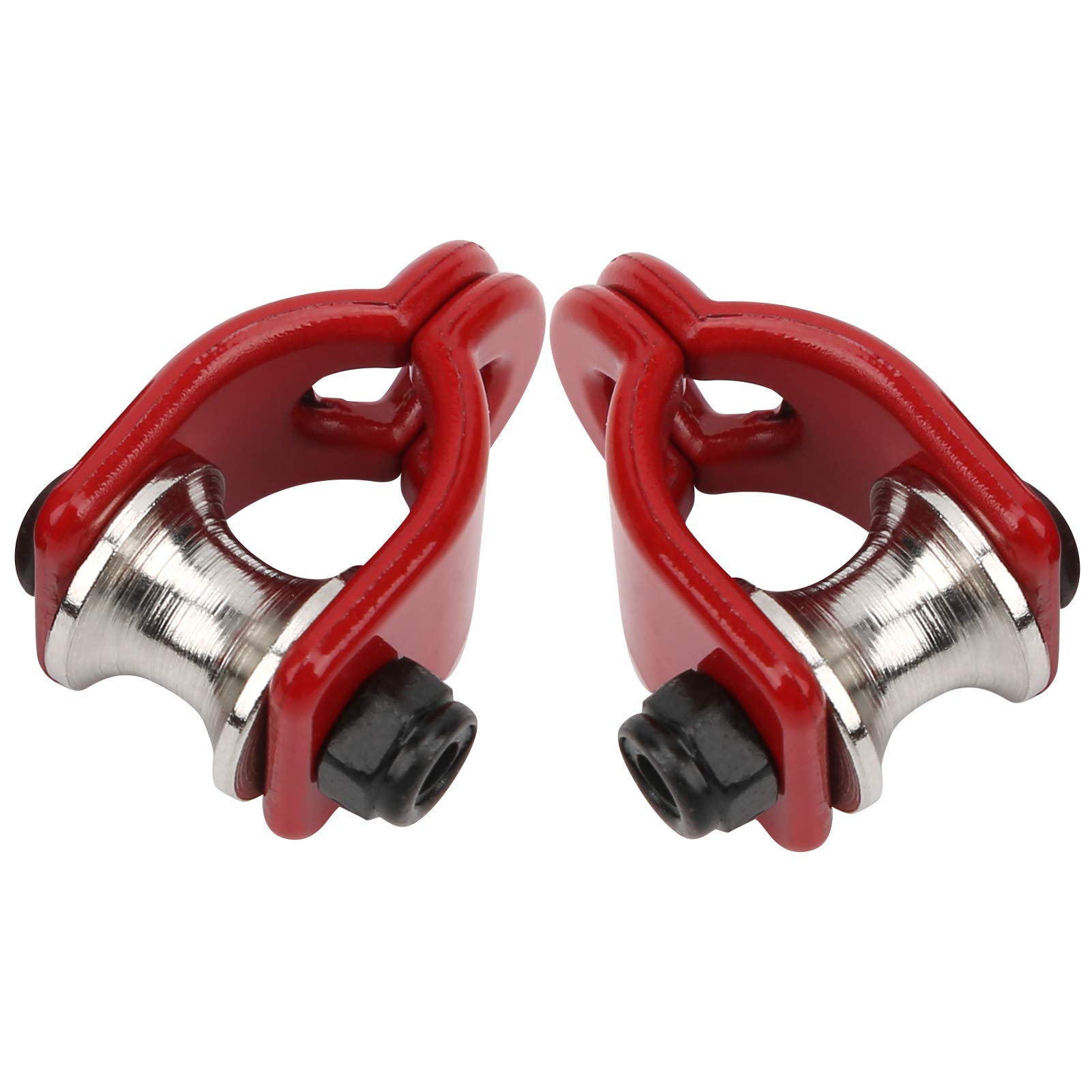 RC Lifting Pulley, 2Pcs RC Model Simulated Lifting Pulley Steel Wire Rope Fit for HSP for Redcat Crawler Car(Type A)