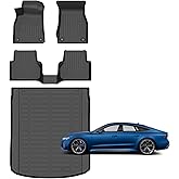 for Audi A6 Floor Mats 2019-2025,Car Mats for Audi A6 (Not for A6 Allroad Models) All Weather Floor Mats Cargo Liner Accessories Anti-Slip Car Mat