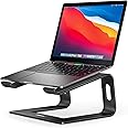 Nulaxy Laptop Stand, Ergonomic Aluminum Laptop Computer Stand, Detachable Laptop Riser Notebook Holder Stand Compatible with MacBook Air Pro, Dell XPS, HP, Lenovo More 10-15.6” Laptops
