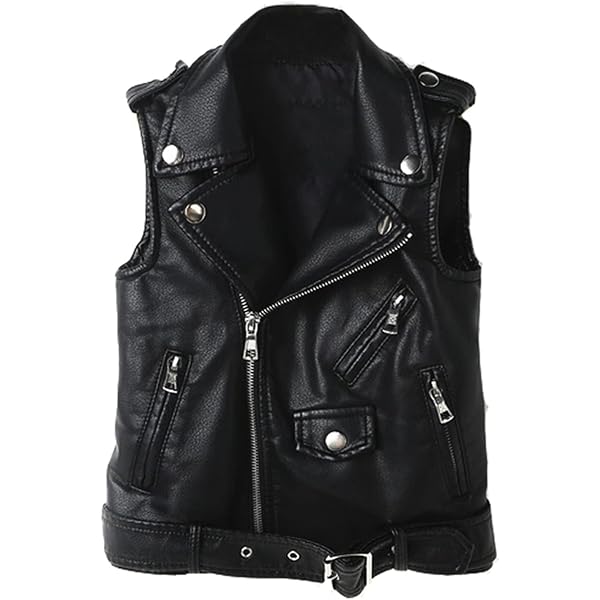 Amazon.com: LJYH Children Faux Leather Motorcycle Vests Boys