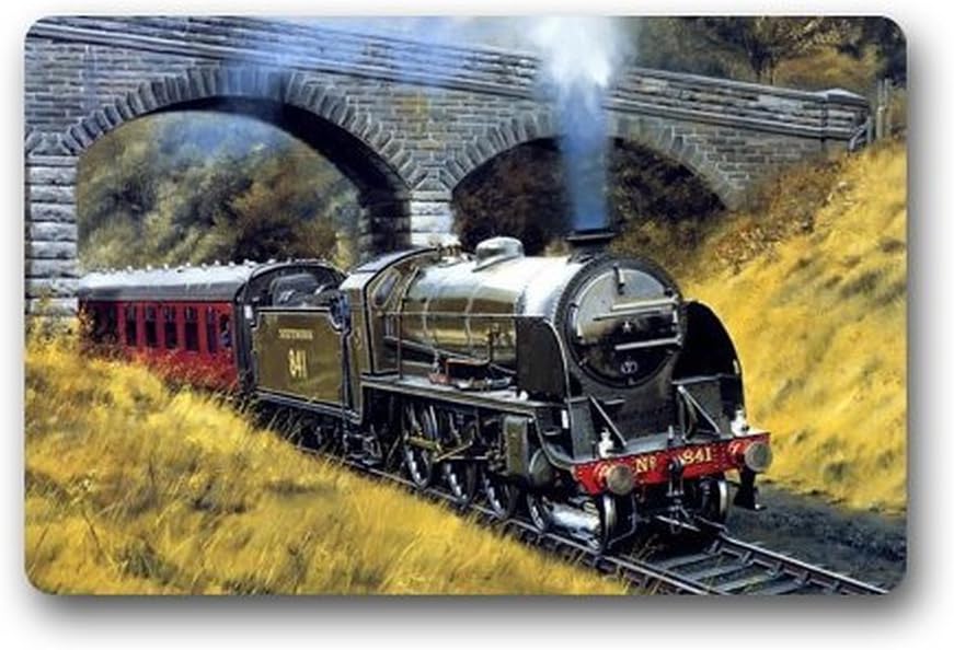 homelover(TM) Cool Steam Train And Railway Indoor/Outdoor