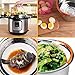 Bauschki Instant Pot Accessories, Vegetable Steamer Basket for instapot 6qt, 8qt - Egg Meat Food Rice Dumpling Cooker 6 qt, 8 quart Accessory - Stainless Steel, BPA Free Non-Slip Silicone Handle &Legs