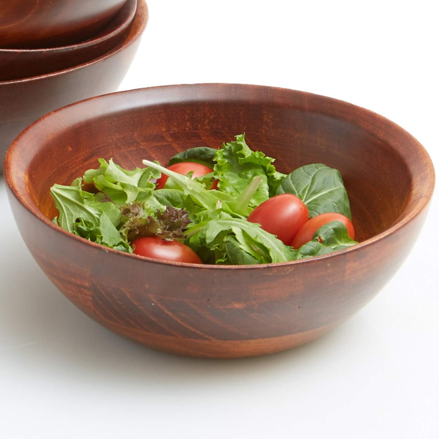 Walnut Woodard & Charles Wood Individual Salad Bowl 7Inch Salad Bowls