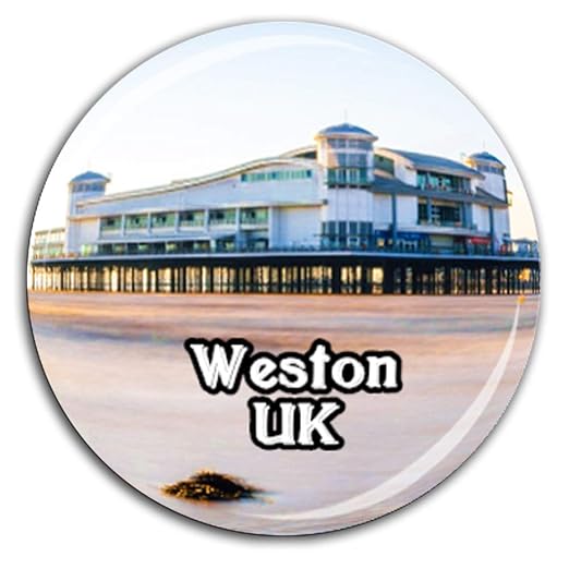 Grand Pier Weston Inglaterra Reino Unido Imán de Nevera Cristal 3D ...