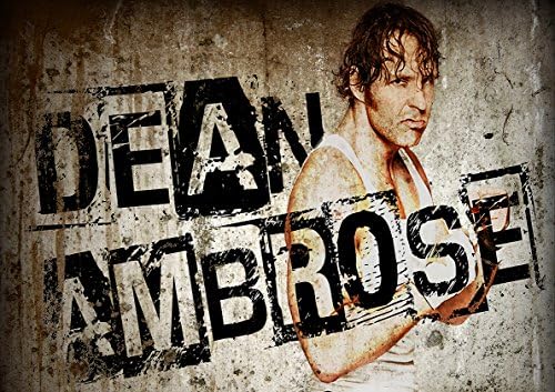 Poster WWE Dean Ambrose wrestling USA