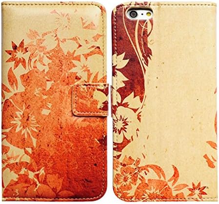 Bfun Packing Bcov Retro Flowers Floral Magnetic Card Slot Stand Flip Leather Wallet Cover Case for iPod Touch 6 5