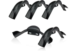 5-Pack GUOFIS PEX Bend Support with Mounting Plate,3/4" Plastic 90-Degree Pipe Holder(PPSU1807024)