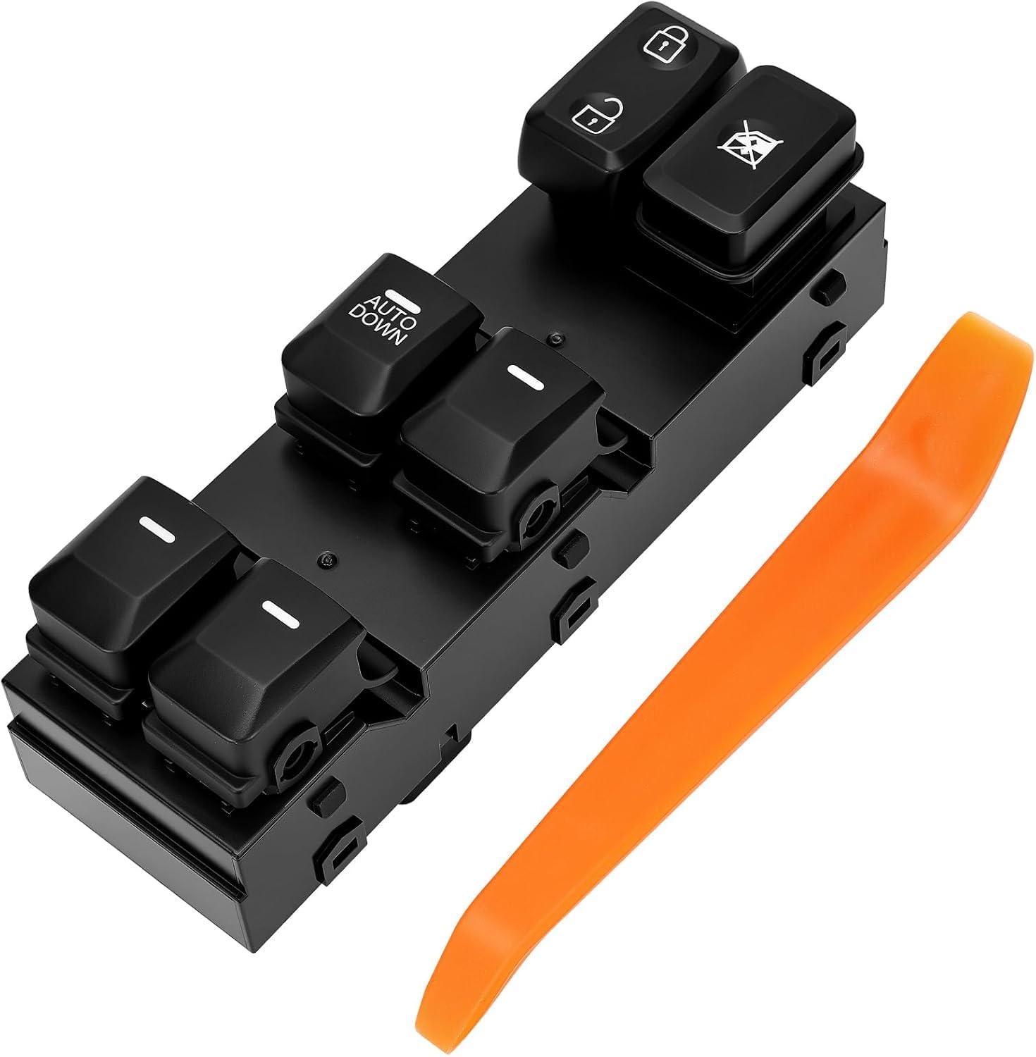 Photo 1 of 93570-3W000 Front Left Driver Side Power Window Door Lock Switch Compatible with 2011-2016 KIA Sportage Replaces# 93570-3W000WK 93570-3W600WK(16 Pin)