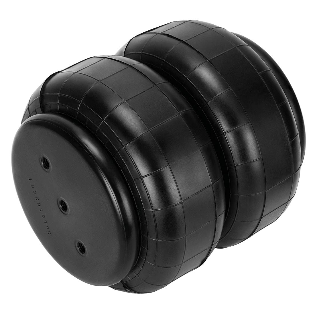 Universal Air Ride Suspension D2600 1/2 NPT Single Port Double Bellow