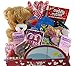 Love Bug Chocolates & Candy with Sweetie Bear Valentine Gift Basketthumb 1