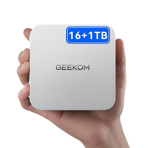 GEEKOM A5 Pro Mini PC (2026) with AMD Ryzen 5 7430U, 16GB DDR4 RAM ...