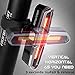 BRAiTOR Ultra Bright Bike Tail Light, USB Rechargeable Bike Light, Waterproof LED Flashing Safety Rear Light for Cycling in Dark