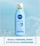 NIVEA 2-in-1 Refreshing Milk Toner 200ml Vitamin E Hydramine Face Cleanser view 3