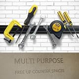 Tysonir Magnetic Knife Holder 15 Inch Wall Strip No Drill Eco-Friendly Plastic view 2