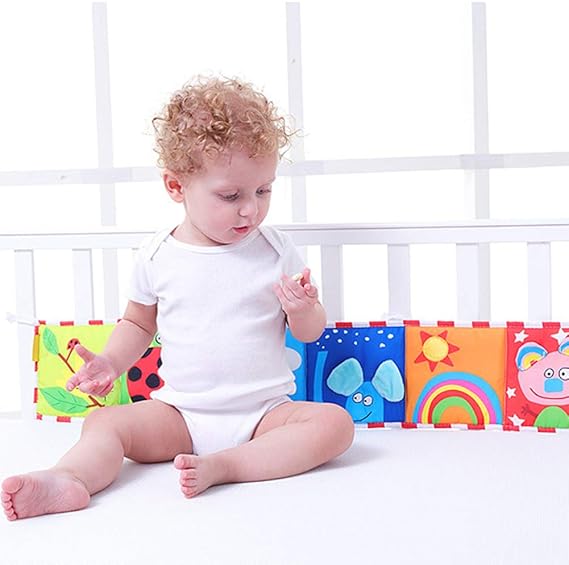 Jouet Educatif Pour Bebe Cognition Animale Couleur Lit Double 1 Jezmisy Livre En Tissu Dhistoire Developpement Precoce De Lintelligence