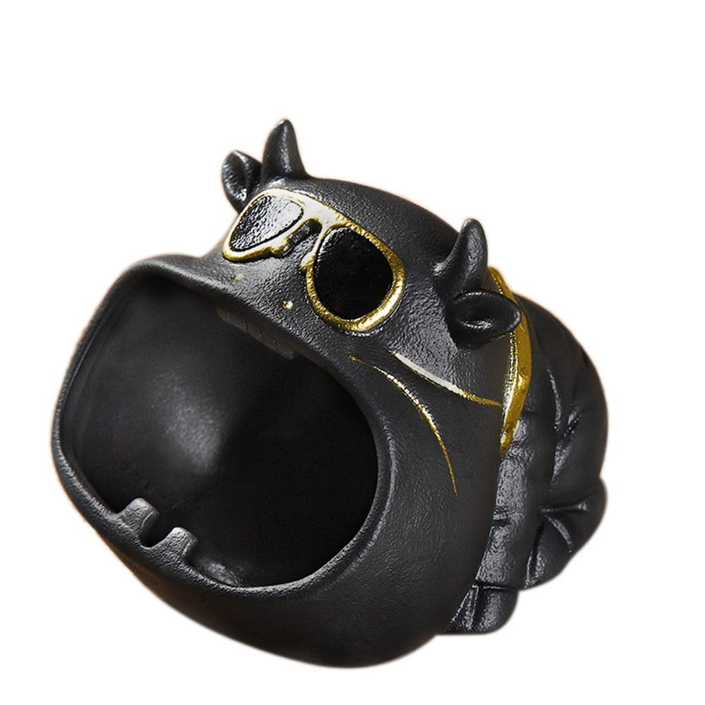 Shengsheng Cigarette Ashtray Ceramic Ashtray,Cigarette Ashtray for Indoor Use，Household Cute Creativ