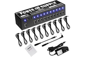 PIGTONE Godtoen GD-01 Guitar Power Supply 10 Isolated DC Output for 9V/12V/18V Effect Pedal