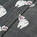 Blanket Throw Cute Dreaming Elephant Pattern Grey Background Soft Lightweight Coral Fleece for Baby 50 X 60in