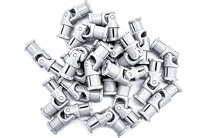 TZBTSTEAM 40pcs New Light Grey Universal"U" Joint 3L Compatible with legoes (61903/62520c01) Suspension & Drivetrain Robot Motor Robotics Advanced Building mindstorms EV3 NXT Part