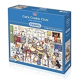 Gibsons Cat's Cookie Club Jigsaw Puzzle, 500 Piece