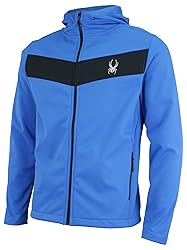 Spyder Men's Full Zip Hooded Soft Shell Jacket, Old