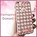 GBSELL Crystal Diamond Plating Clear Rubber Soft TPU Cover Case For iphone 6 /6s (Rose Gold )