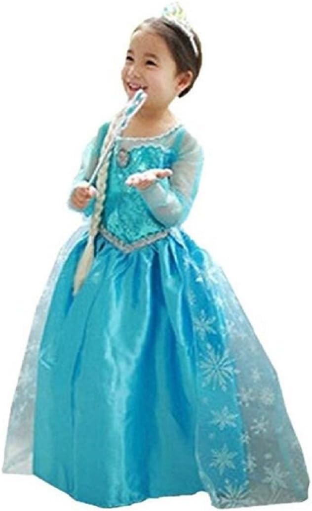 Girls Princess Costume Cosplay Fancy Dress
