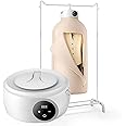 VEVOR GR889 Portable Clothes Bag, PTC Heating & LED Display, Foldable Mini Dryer with 5-H Timer for Apartments, Dorms, RVs, or Hotels, 600W, Beige