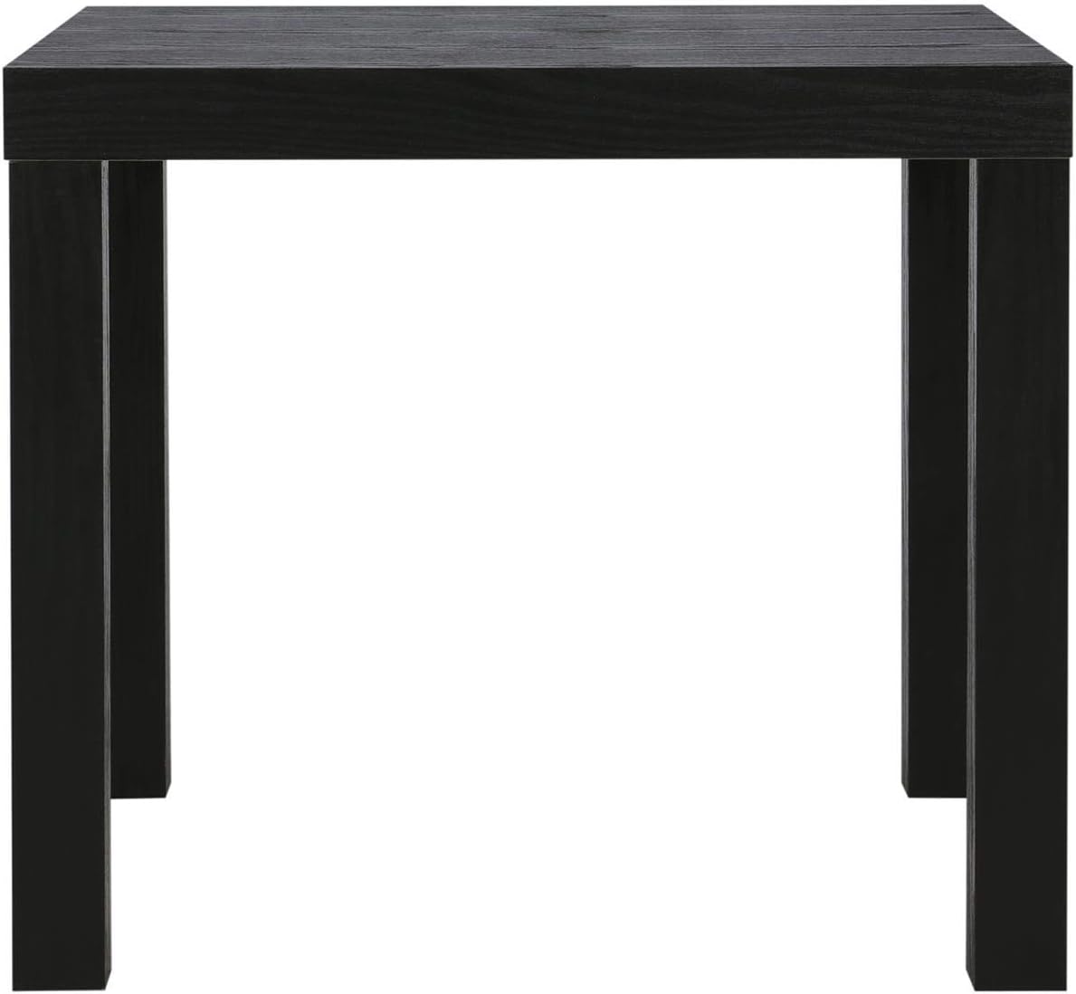 Ameriwood Home Parsons Modern End Table, Black: Furniture & Decor